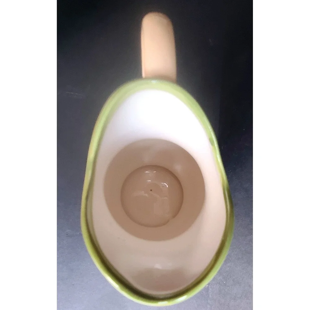 Hand Painted Floral Ceramic Pitcher Yellow Pink Flower Scalloped Rim 6.5 Inch